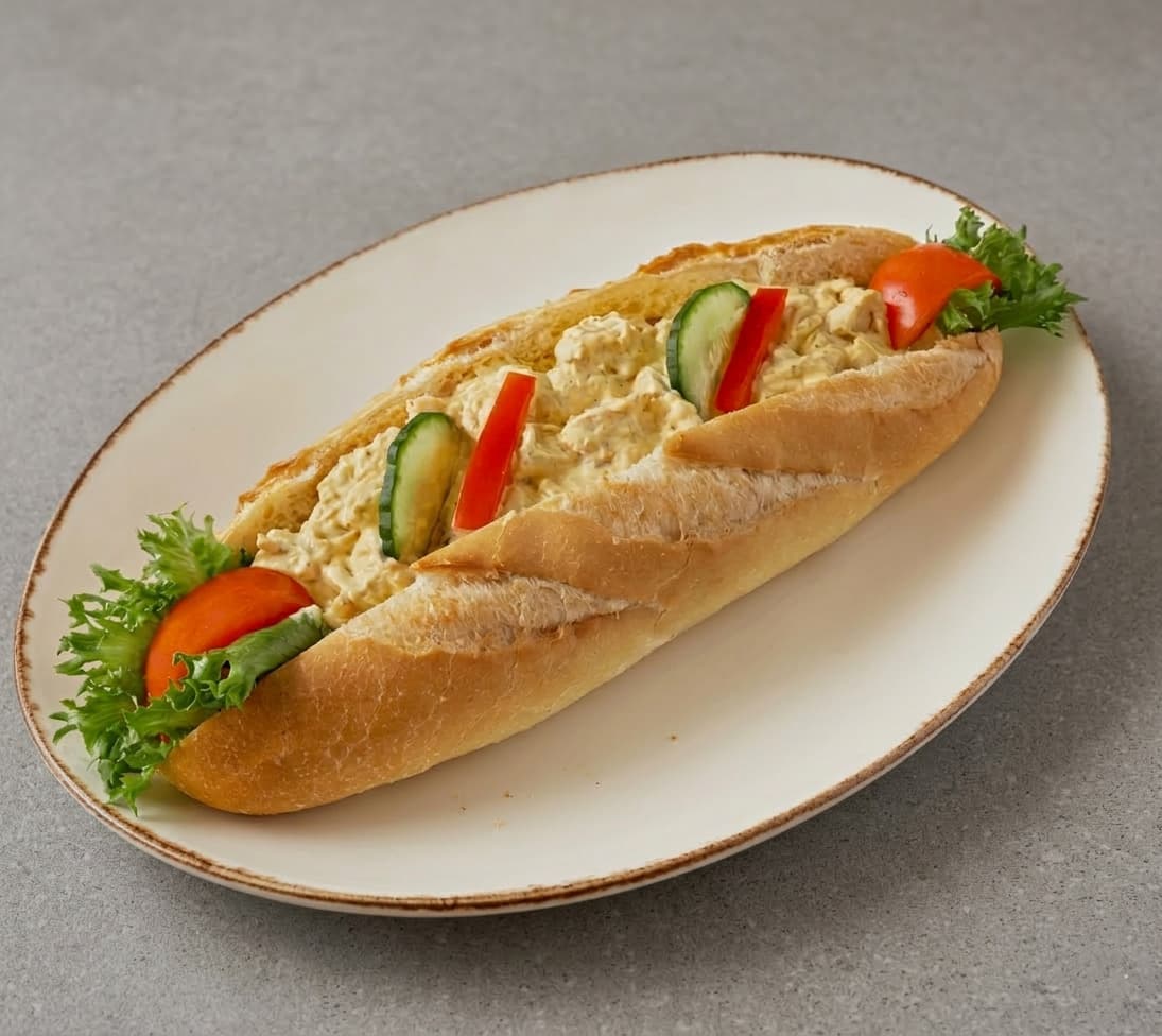 Baguette au poulet – Sandwich gourmand Chez Elsa, Renens
